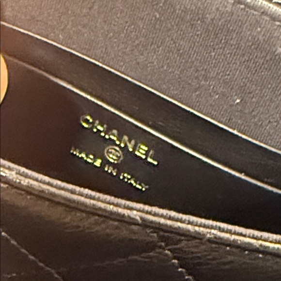 Chanel Black Quilted Crossbody with Gold Accents - Picture 7 of 12